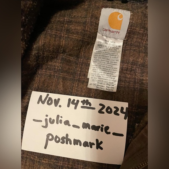 **SOLD** Vintage J97 Carhartt Coat - Picture 8 of 8